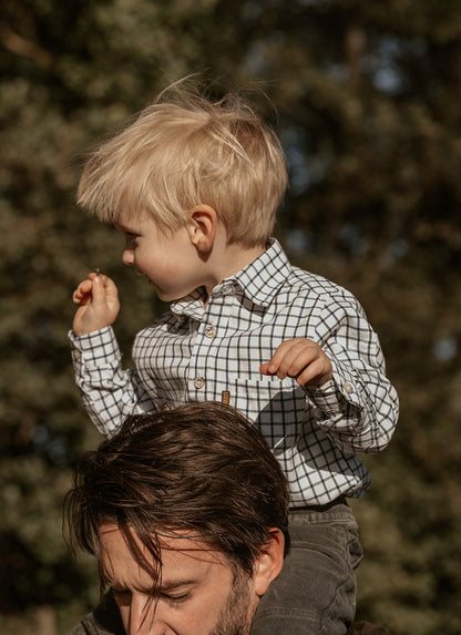 Boys Game Tattersall Check Shirt